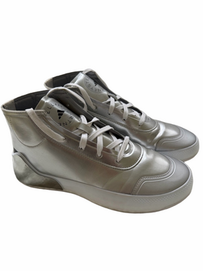 Adidas x Stella McCartney Treino Mid Metallic Sneakers Size 10 Rare Find